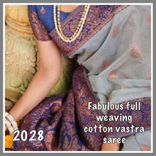 Load image into Gallery viewer, Cotton saree 2028
