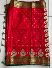 Load image into Gallery viewer, Semi Silk saree 1950