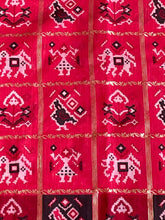 Load image into Gallery viewer, Patola print cotton saree 1962