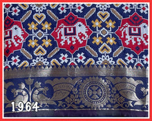 Load image into Gallery viewer, Patola print semi silk saree 1964