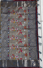 Load image into Gallery viewer, Patola print semi silk saree 1964