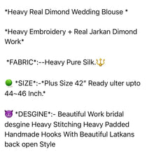 Load image into Gallery viewer, Fabulous saree blouse 1969