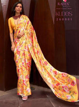 Load image into Gallery viewer, Satin crepe saree 1992