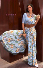 Load image into Gallery viewer, Satin crepe saree 1993