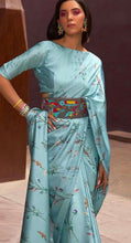 Load image into Gallery viewer, Satin crepe saree 1994