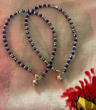 Load image into Gallery viewer, Anklets the colour is a lighter blue 2169