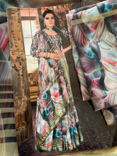 Load image into Gallery viewer, Printed georgette saree 2152