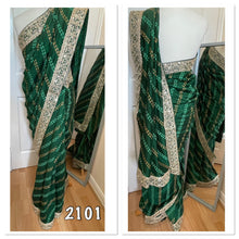 Load image into Gallery viewer, Bandhani print saree 2101