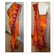 Load image into Gallery viewer, Georgette saree 2182