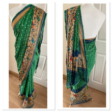 Load image into Gallery viewer, Georgette silk saree 1821