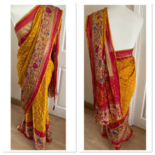 Load image into Gallery viewer, Georgette silk saree 1818