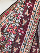 Load image into Gallery viewer, Semi Silk saree 2144 base colour is off white /cream