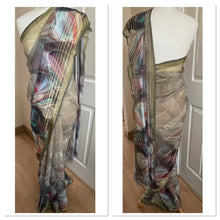 Load image into Gallery viewer, Printed georgette saree 2152