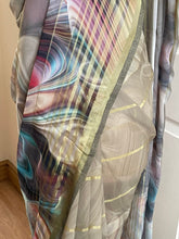 Load image into Gallery viewer, Printed georgette saree 2152