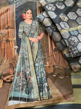 Load image into Gallery viewer, Printed georgette saree  2150