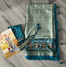 Load image into Gallery viewer, Semi Silk saree 3008