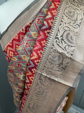 Load image into Gallery viewer, Silk  saree with mixed fibres  1826