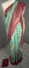 Load image into Gallery viewer, Soft mixed cotton saree 1836