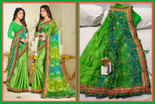 Load image into Gallery viewer, Bandhani print saree 3062