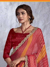 Load image into Gallery viewer, Bandhani print saree 3073
