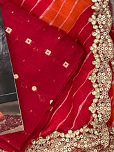 Load image into Gallery viewer, Bandhani print saree 3073