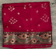 Load image into Gallery viewer, Bandhni in taffeta semi silk saree 3060