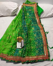 Load image into Gallery viewer, Bandhani print saree 3062