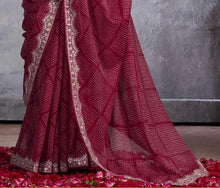Load image into Gallery viewer, Bandhani print saree 3069