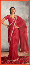 Load image into Gallery viewer, Bandhani print saree 4037