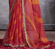 Load image into Gallery viewer, Bandhani print saree 3073