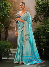 Load image into Gallery viewer, Tissue silk saree 3097