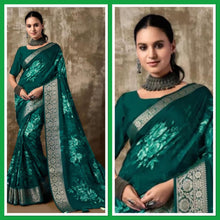 Load image into Gallery viewer, Muslin silk saree 3088