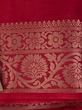 Load image into Gallery viewer, Muslin silk saree 3089