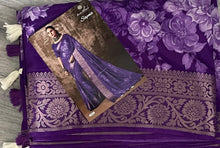 Load image into Gallery viewer, Muslin silk saree 3092