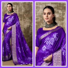 Load image into Gallery viewer, Muslin silk saree 3092