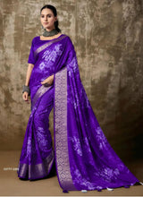Load image into Gallery viewer, Muslin silk saree 3092