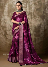 Load image into Gallery viewer, Muslin silk saree 3091
