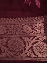 Load image into Gallery viewer, Muslin silk saree 3091