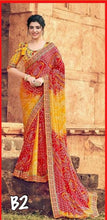 Load image into Gallery viewer, Bandhani print saree 1895