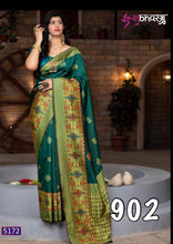 Load image into Gallery viewer, Semi Silk minakari style saree 1144