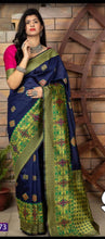 Load image into Gallery viewer, Semi Silk minakari style saree 1148