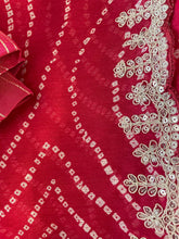 Load image into Gallery viewer, Bandhani print saree 4037