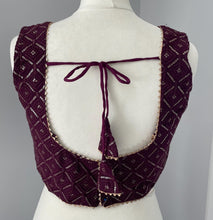 Load image into Gallery viewer, Sequins saree blouse 4096