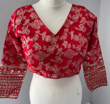 Load image into Gallery viewer, long sleeve saree blouse 4099