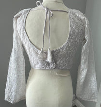 Load image into Gallery viewer, Long sleeve chickenkari embroidery blouse 4107
