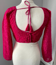 Load image into Gallery viewer, Long sleeve chickenkari embroidery blouse 4109