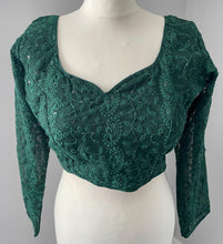 Load image into Gallery viewer, Long sleeve chickenkari embroidery blouse 4111