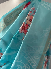 Load image into Gallery viewer, Velvet tussar silk saree 4112