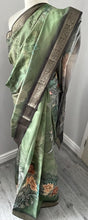 Load image into Gallery viewer, Velvet tussar silk saree 4113