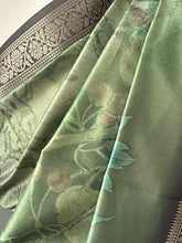 Load image into Gallery viewer, Velvet tussar silk saree 4113